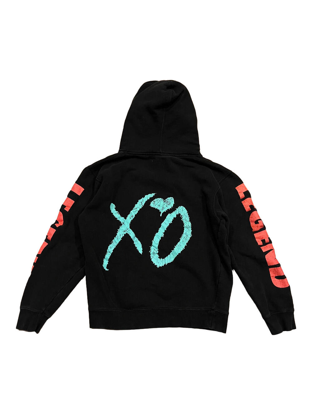 The Weeknd XO Starboy Legend Of The Fall Tour Hoodie Logo Small Black Concert